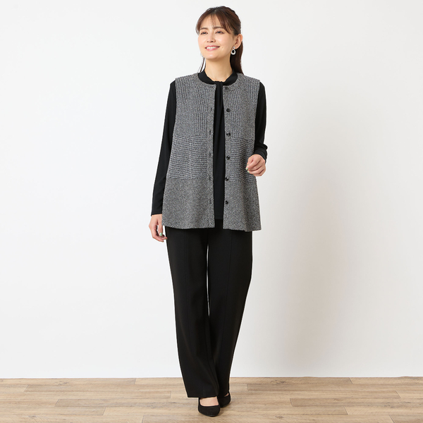 simply complicated ニットベスト size2 前後2WAY ショートニットベスト