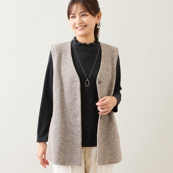 ロブジェ（LOBJIE）/スライバーニットベスト スライバーニットベスト | レディースファッション【JUNIOR Online Shop】