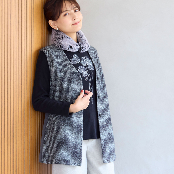 スライバーニットベスト | レディースファッション【JUNIOR Online Shop】