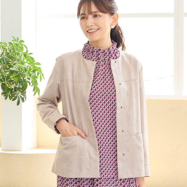 フェイクスウェードジャケット | レディースファッション【JUNIOR