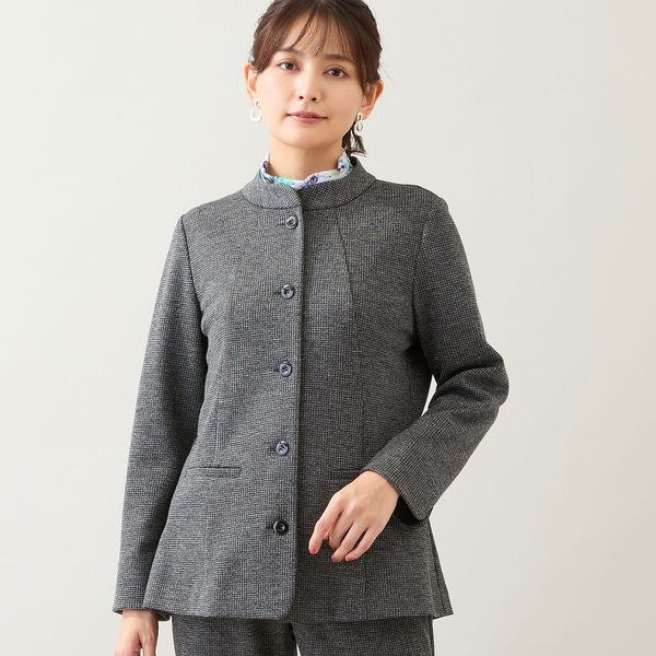 JieDa ジャケットセットアップ JieDa (ジエダ) DRAPING CHINO ZIP JACKET（BLACK） s.t.c