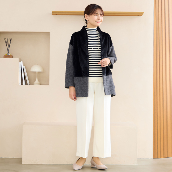 9sprojectファージャケット パイピングファージャケット｜SPIRALGIRL スパイラルガール