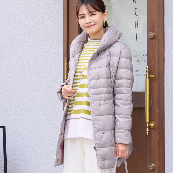 軽量タフタダウンコート | レディースファッション【JUNIOR Online Shop】