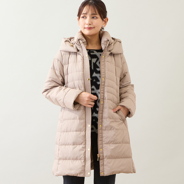 一部店舗・WEB限定・フード取り外しOK】ロングダウンコート