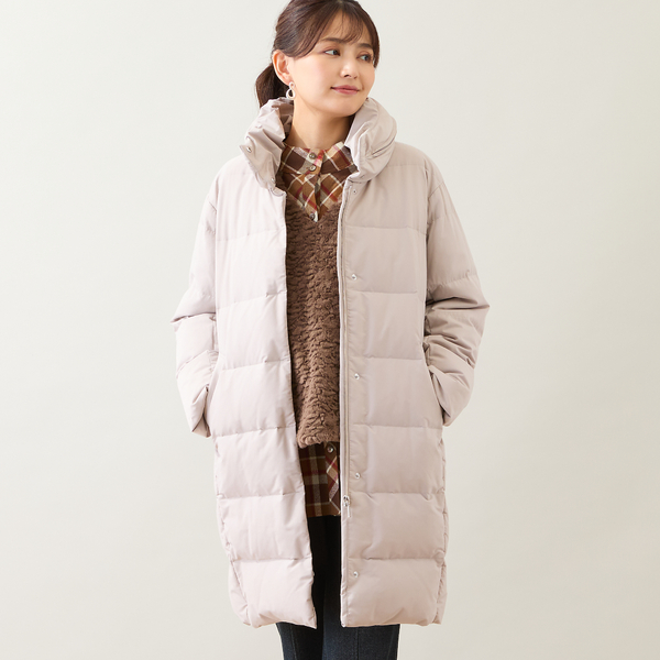 一部店舗・WEB限定・フード収納可】コクーンダウンコート | レディース