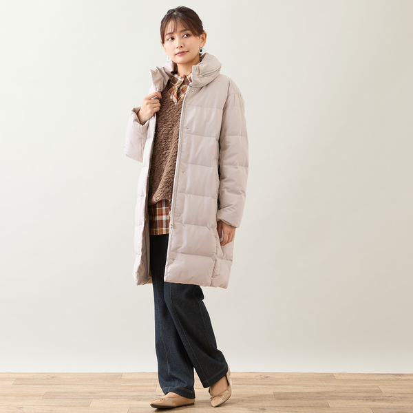一部店舗・WEB限定・フード収納可】コクーンダウンコート | レディース