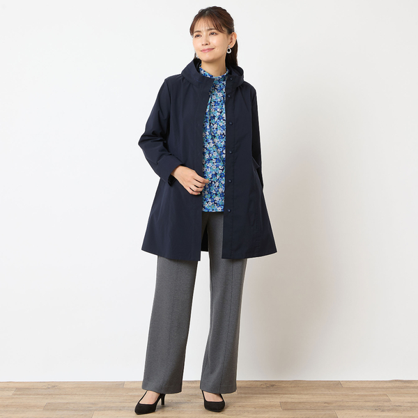 トレンチコート 黒 (スウェード調) Mサイズ トレンチコート 黒 (スウェード調) Mサイズ トレンチコート 黒