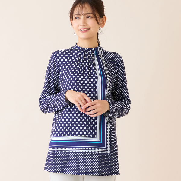 M'S GRACY ドット柄チュニック 42 M'S GRACY ドット柄チュニック 42 M'S GRACY ドット柄チュニック 42