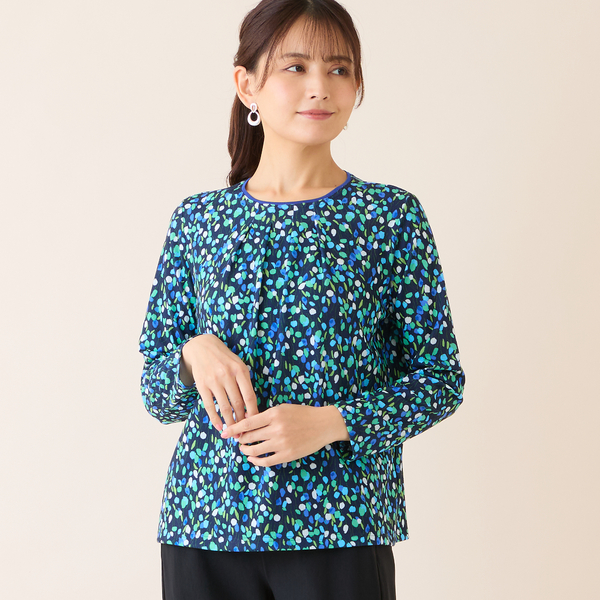 洗える・日本製】小花柄カットソー | レディースファッション【JUNIOR