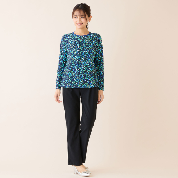 洗える・日本製】小花柄カットソー | レディースファッション【JUNIOR