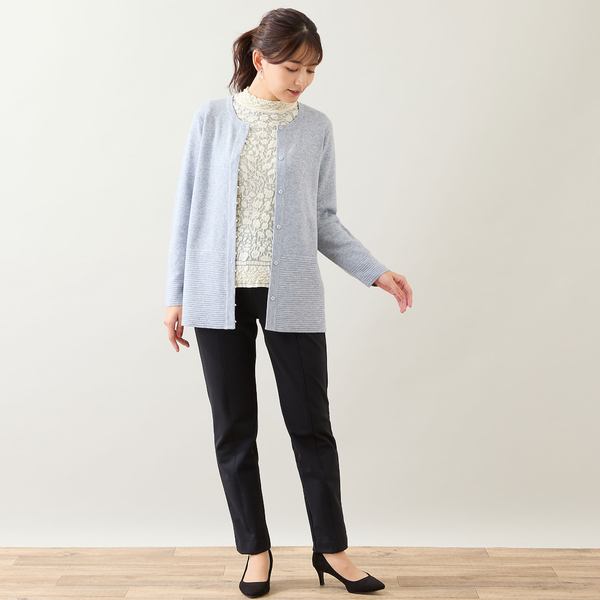 kny26796#129 AT LAST &CO Vネックジャガーニット kny26796#129 AT LAST &CO Vネックジャガーニット kny26796#129 AT