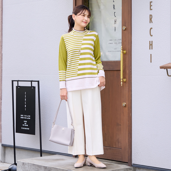 ロブジェ（LOBJIE）/カラーボーダーセーター カラーボーダーセーター | レディースファッション【JUNIOR Online Shop】