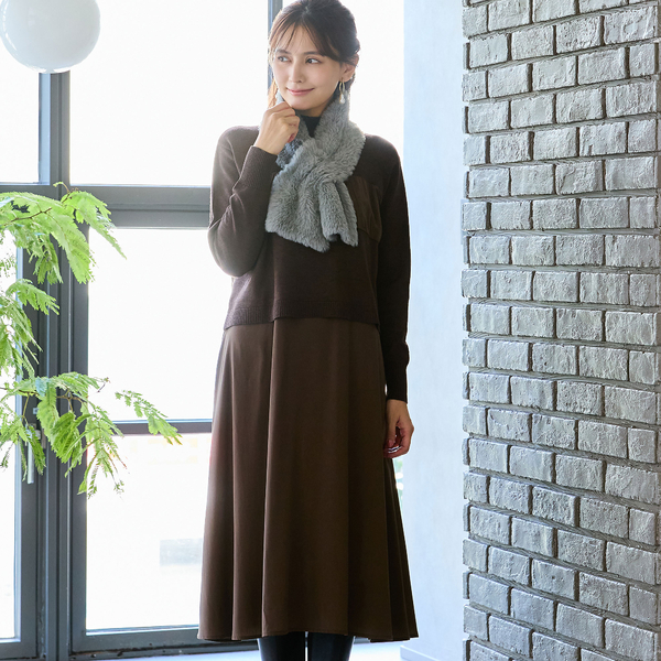 一部店舗/WEB限定・洗える】フェイクファーマフラー | レディース