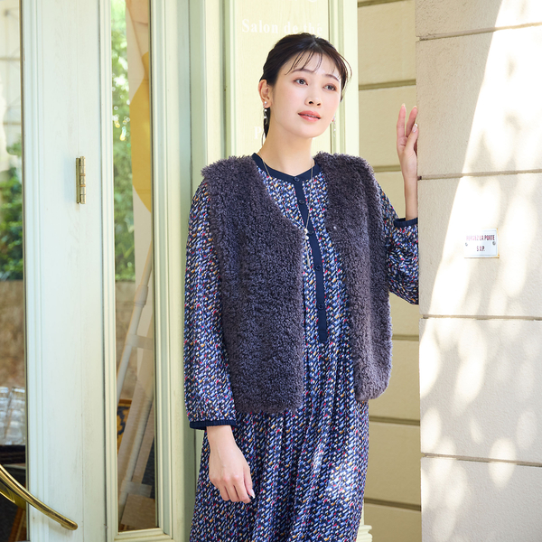 専用です！BEAUTY&YOUTH フェイクファー ベスト セール】フェイクファー ベスト（ベスト）｜BEAUTY&YOUTH UNITED