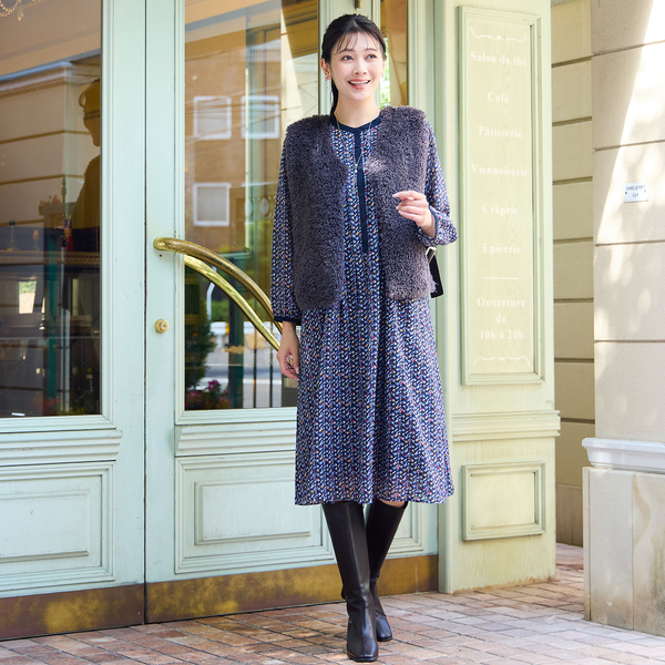 martinique フェイクファーベスト martinique（マルティニーク）の「フェイクファーベスト（ベスト