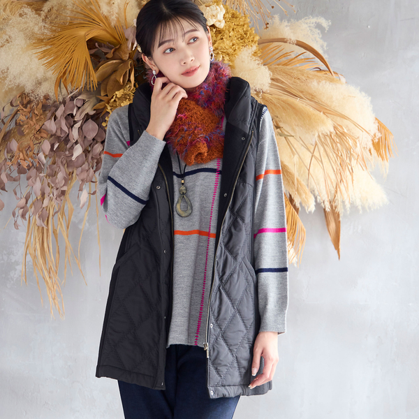 3L/4Lサイズあり】キルティングベスト | レディースファッション