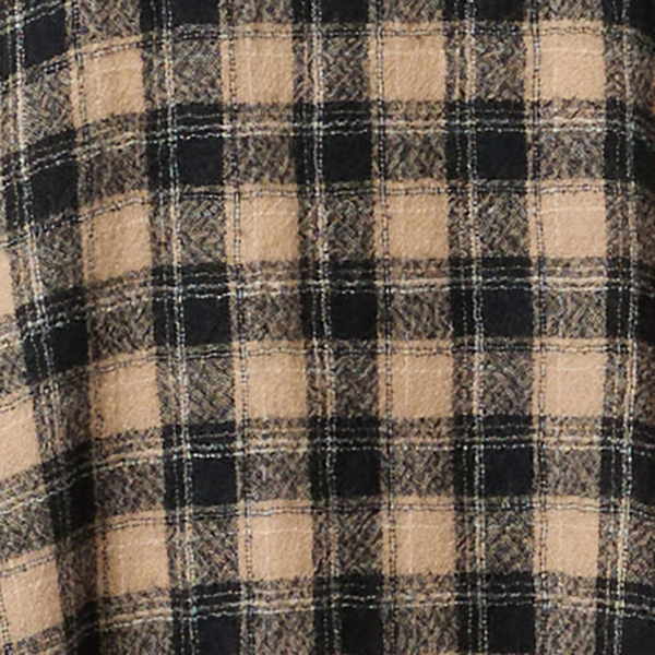 WEB限定カラーあり・3L/4Lサイズあり】チェック柄Aラインワンピース