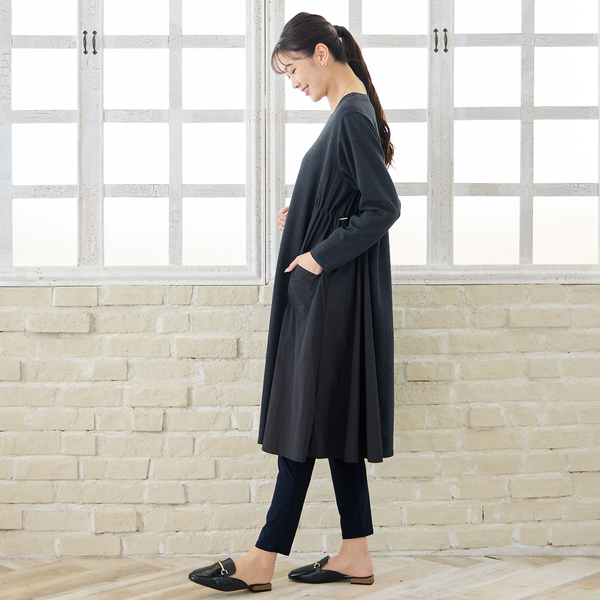 洗える・3L/4Lサイズあり】タフタドッキングワンピース | レディース