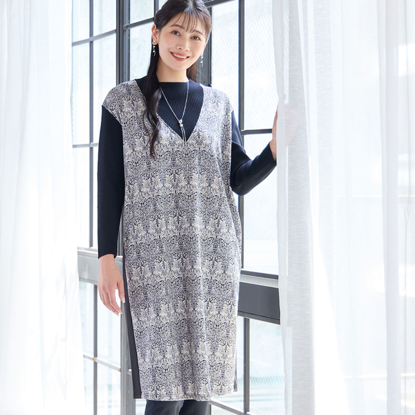 うさぴょん未使用☆レオナール 2023〜24年 ベロアワンピ 4サイズ