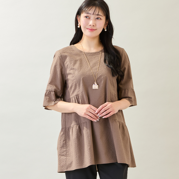 45R チュニック 45R（フォーティファイブアール）| スムースのチュニック Sweater