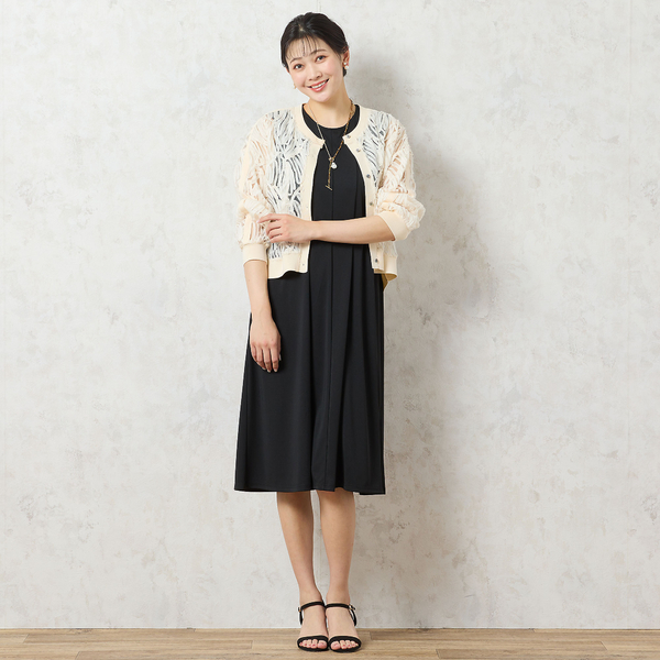 【洗える・限定カラーあり】テープ刺繍シアーカーディガン 洗える・限定カラーあり】テープ刺繍シアーカーディガン