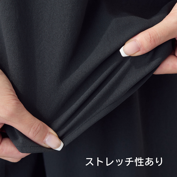 洗える・ストレッチ・セットアップ可・3Lサイズあり】ケープ風ブラウス