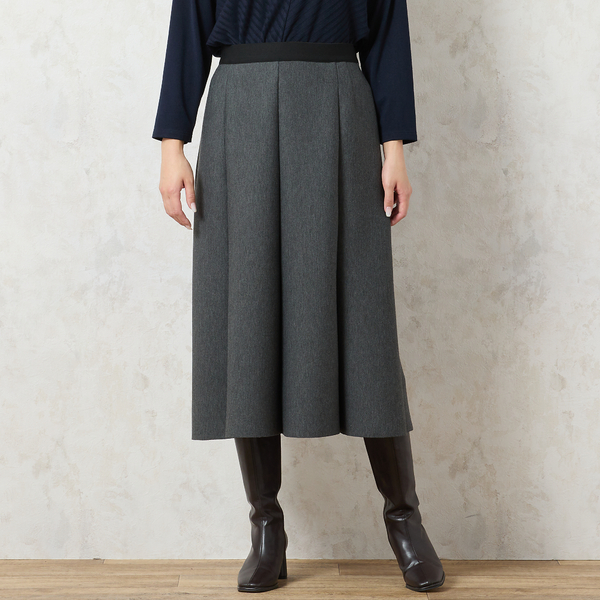 3L/4Lサイズあり】ダンボールニットAラインスカート | レディース