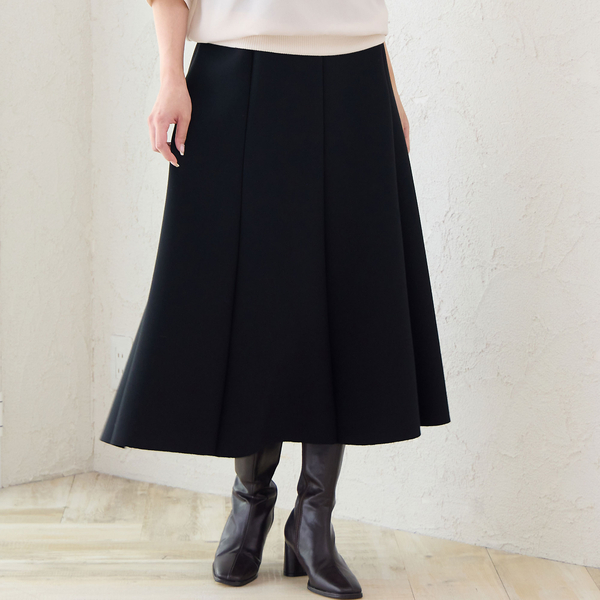 3L/4Lサイズあり】ダンボールニットAラインスカート | レディース