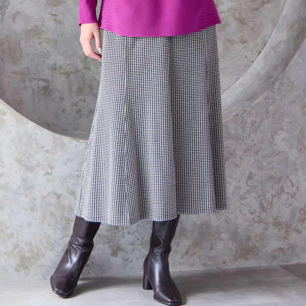 セットアップ可・3L/4Lサイズあり】千鳥柄スカート | レディース