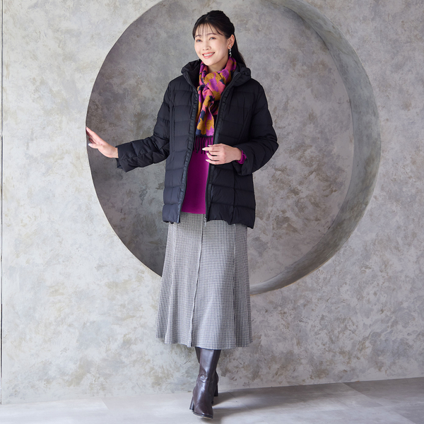 セットアップ可・3L/4Lサイズあり】千鳥柄スカート | レディース