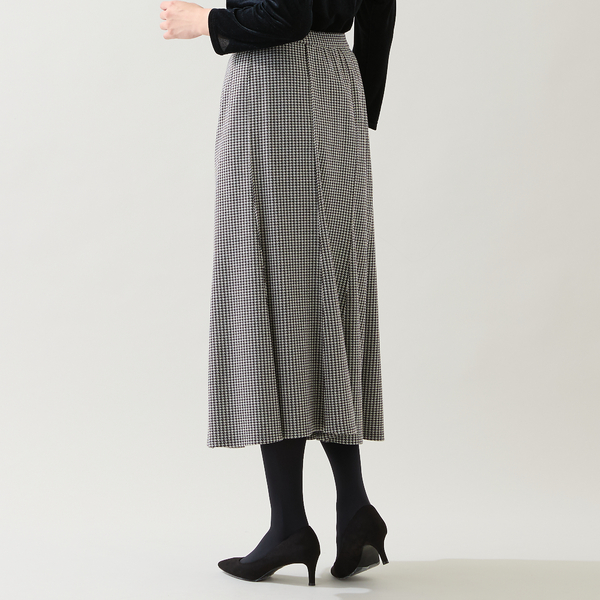 セットアップ可・3L/4Lサイズあり】千鳥柄スカート | レディース