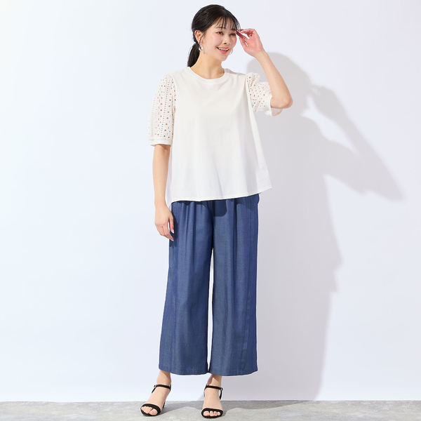 洗える・接触冷感・セットアップ可・L～4Lサイズ】サイド切り替え