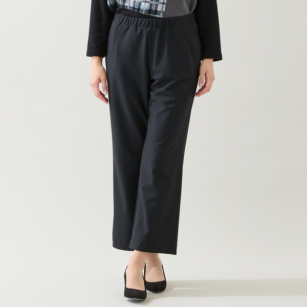 蓄熱・洗える・日本製・3L/4Lサイズ】裏起毛ストレートパンツ