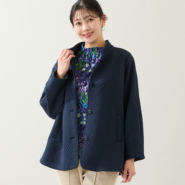 レディース K&S ジャカードジャケット L ペイズリー柄 上品 フォーマル 