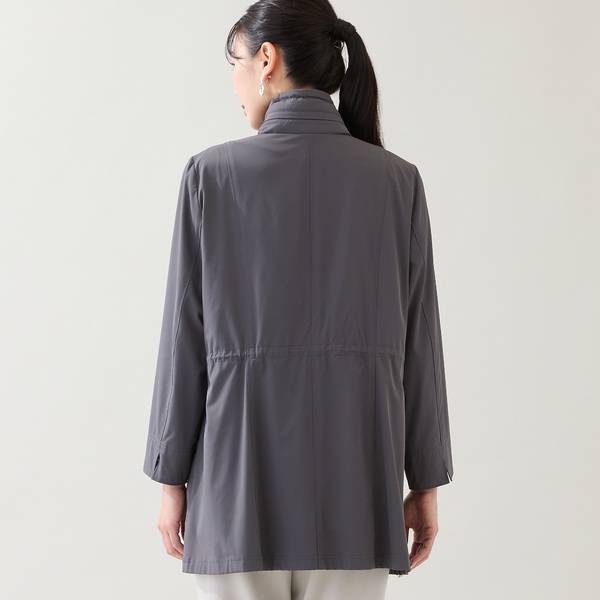 快適ストレッチ・3L/4Lサイズあり】フード内蔵 ライトジャケット