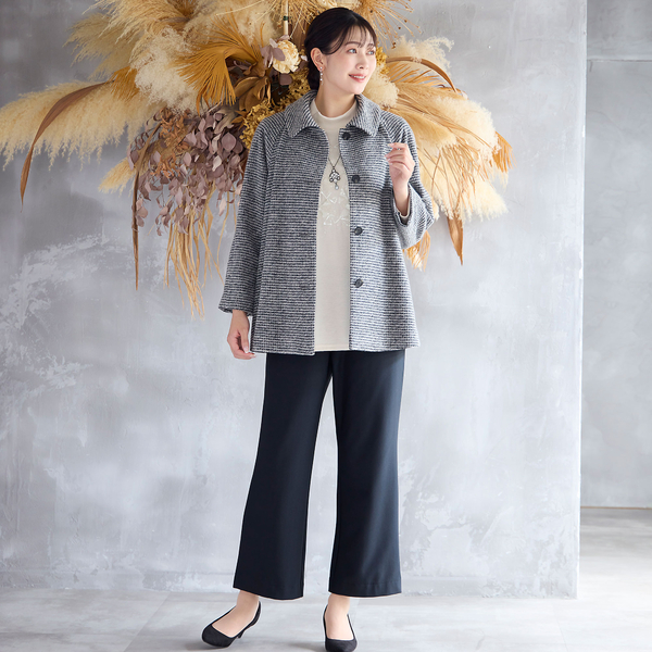 千鳥柄Aラインジャケット | レディースファッション【JUNIOR