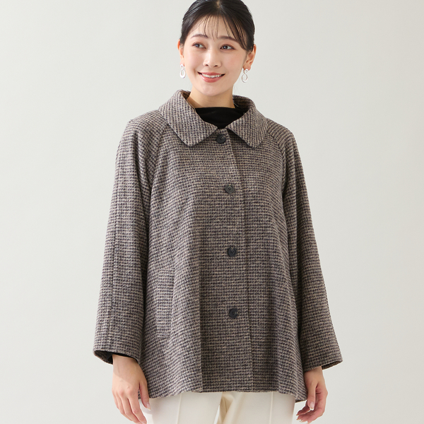 千鳥柄Aラインジャケット | レディースファッション【JUNIOR