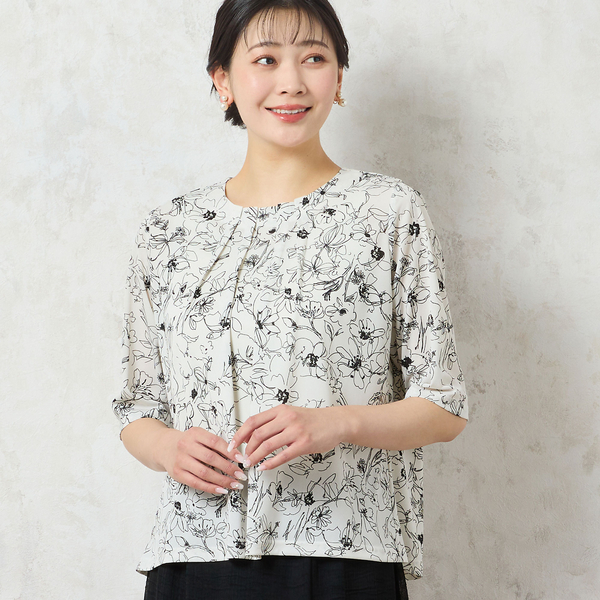 今季新作新品半額 ミゼール missel Lサイズ 刺繍キラキラTシャツ