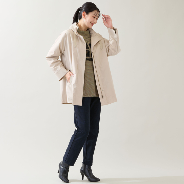 洗える・吸湿発熱性・日本製・3L/4Lサイズあり】ボーダーカットソー