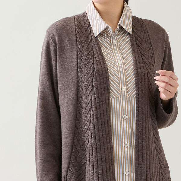 日本製】ウール混カーディガン | レディースファッション【JUNIOR