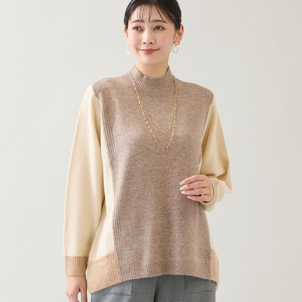 バイカラーセーター | レディースファッション【JUNIOR Online Shop】