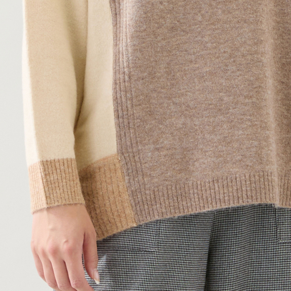 バイカラーセーター | レディースファッション【JUNIOR Online Shop】