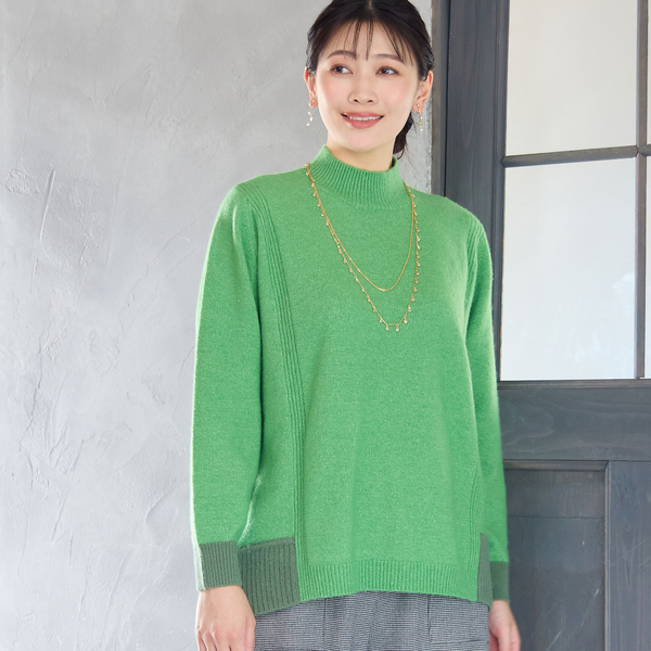 バイカラーセーター | レディースファッション【JUNIOR Online