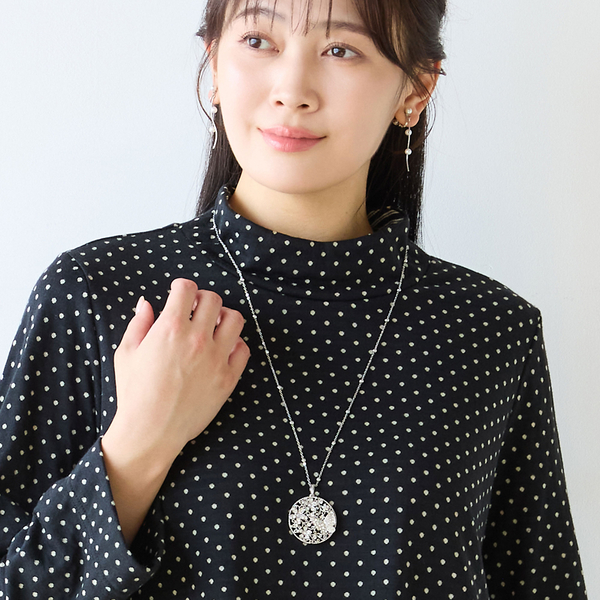 一部店舗/WEB限定・セレモニー】花と蝶のネックレス | レディース