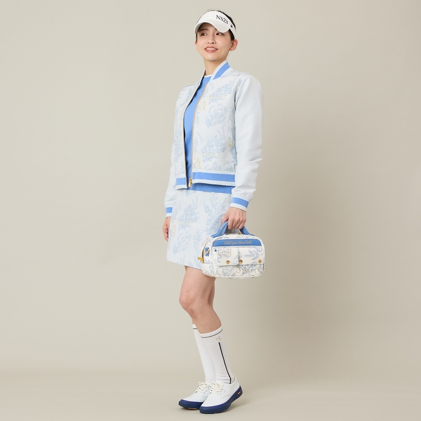 Women's】【セットアップ可】ミモザジャカードブルゾン | レディース