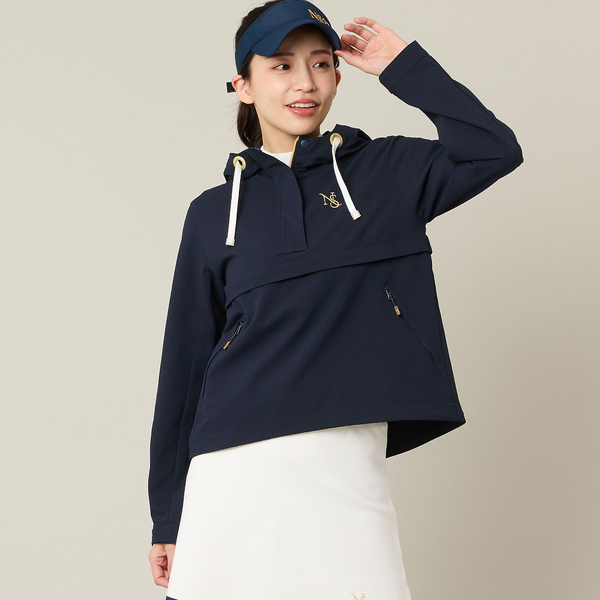 新品　golf S モックネック　スカートセット　ネイビー Women's】ロゴジャカードモックネック | レディースファッション