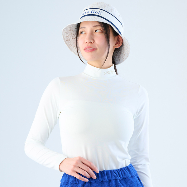NS23 par Nissa Golf / エヌエス23・パー・ニッサゴルフ 【レディース】切り替えモックネック NS23 par Nissa Golf / エヌエス23・パー・ニッサゴルフ