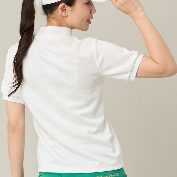 Women's】ロゴジャカードモックネック | レディースファッション
