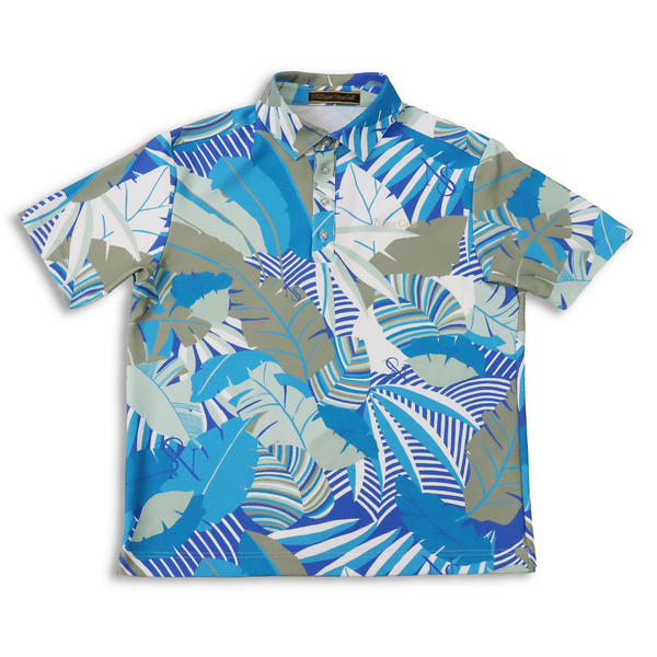 Men's】ボタニカルプリントポロシャツ | レディースファッション