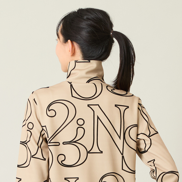 レディース】フロッキープリントハイネックカットソー | レディース